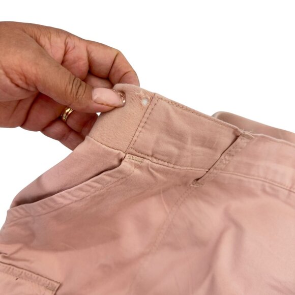 Lee Womens 18M Regular Fit Mid-Rise Cargo Shorts Comfy Waistsband - Picture 9 of 13